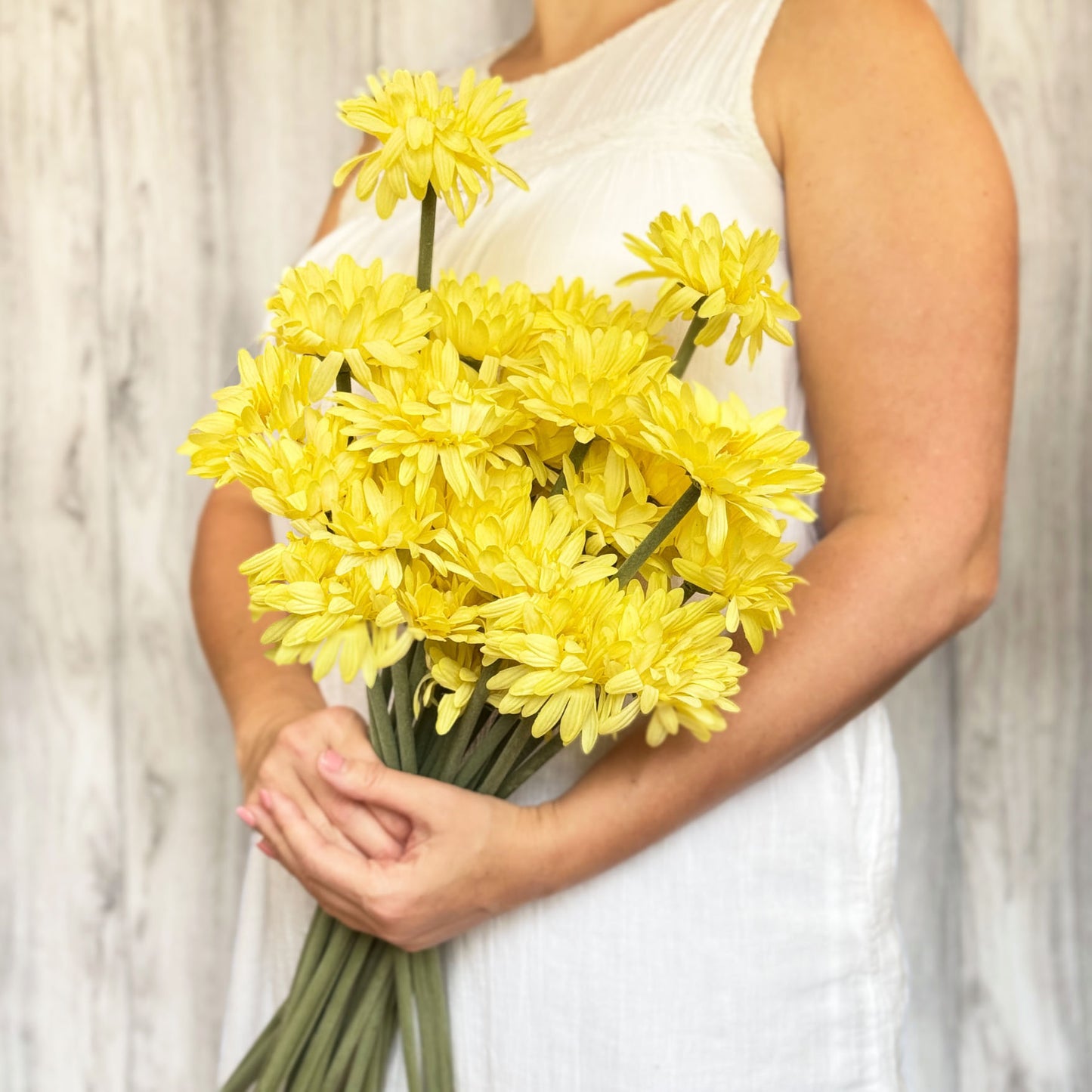 Yellow Artificial Gerbera Daisies