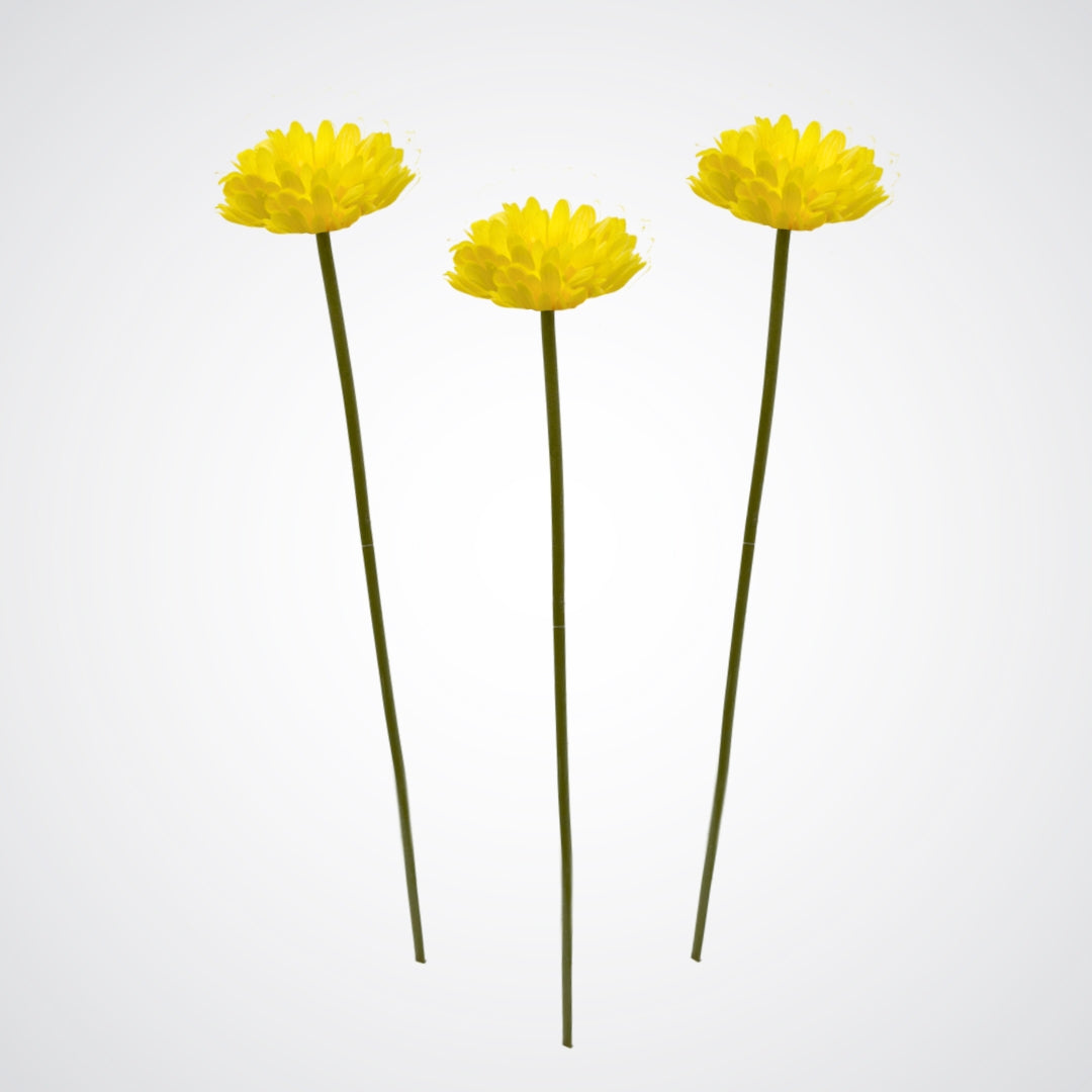 Yellow Artificial Gerbera Daisies