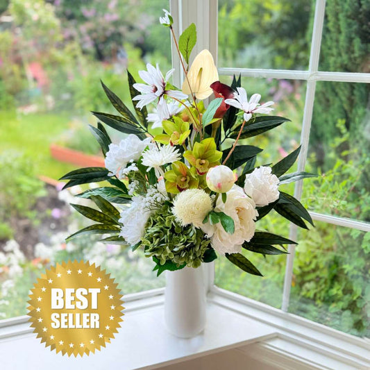 The Georgian (Neutral Tones) Artificial Flower Bouquet