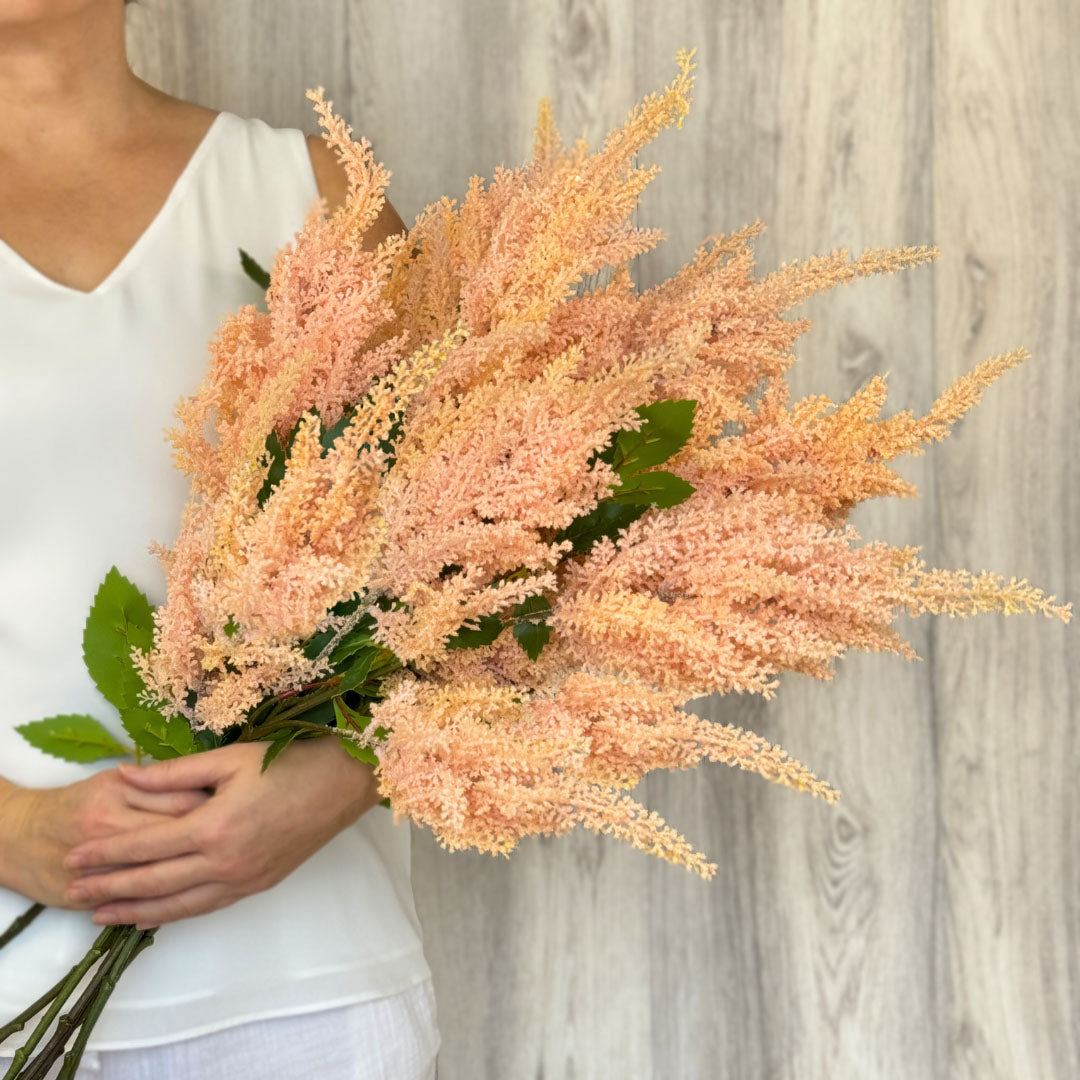 Coral Artificial Astilbe