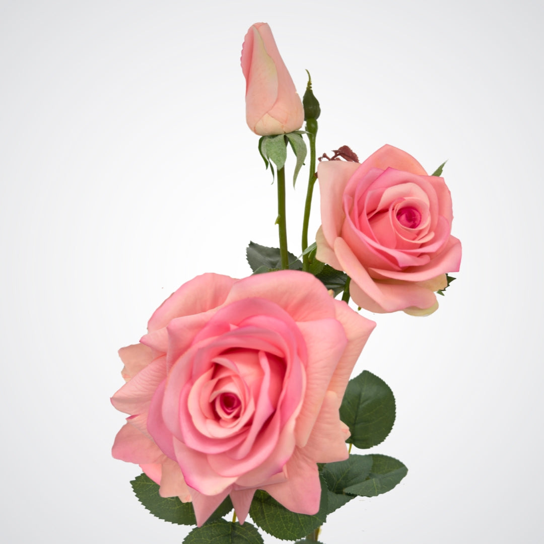 Pink Artificial Rose Spray