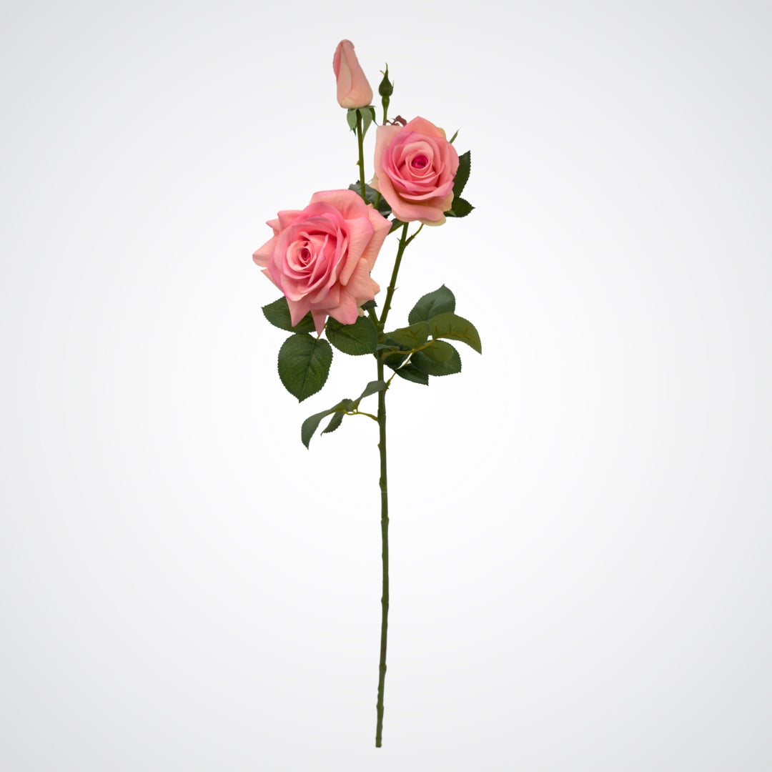 Pink Artificial Rose Spray