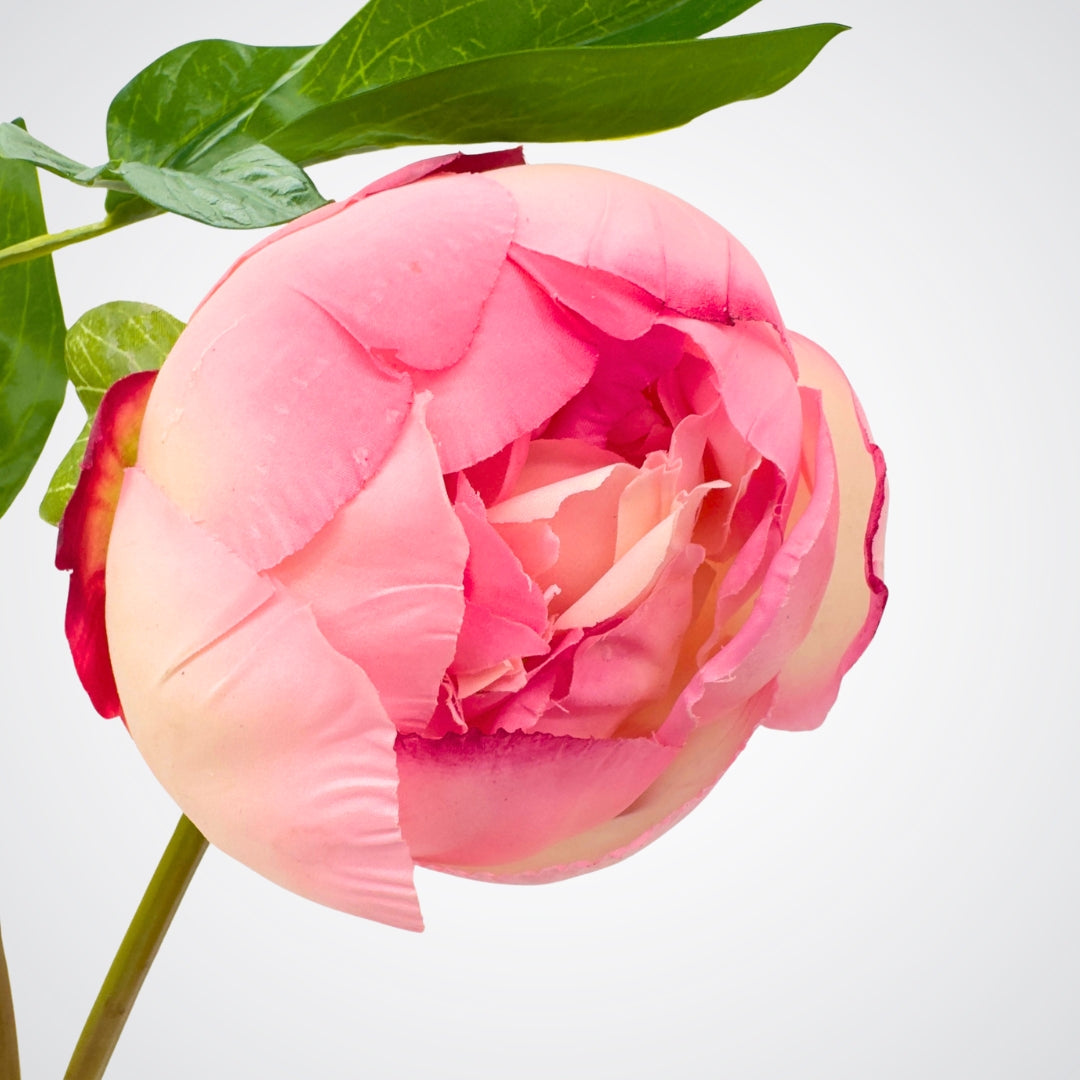 Pink Artificial Peony Spray