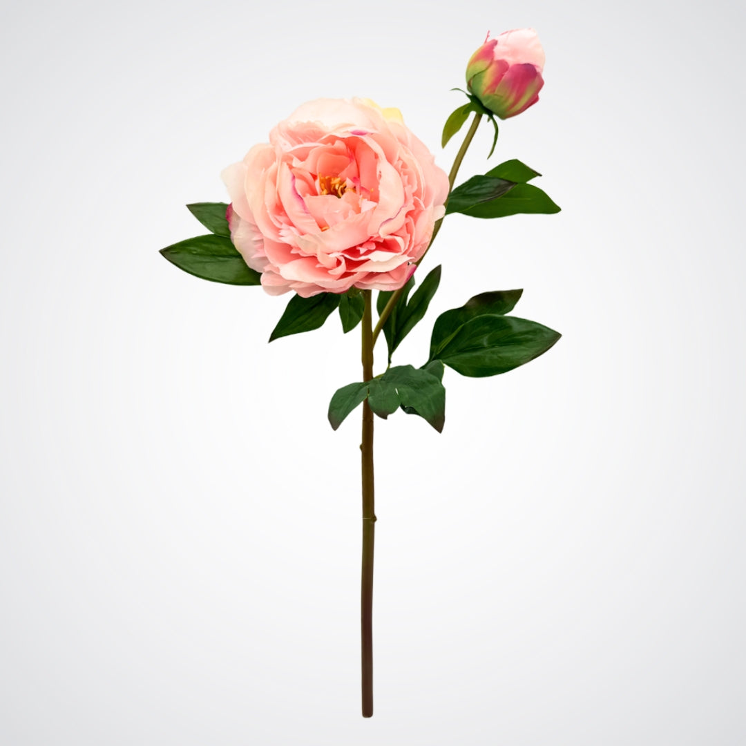 Pink Artificial Peony Spray