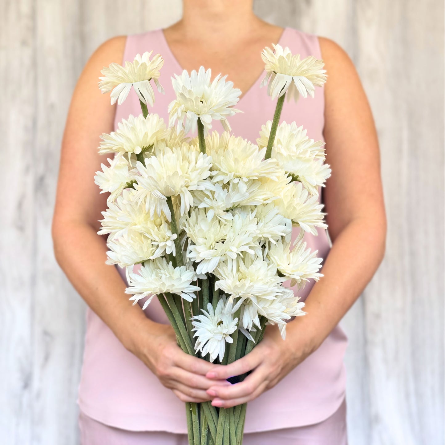 White Artificial Gerbera Daisies