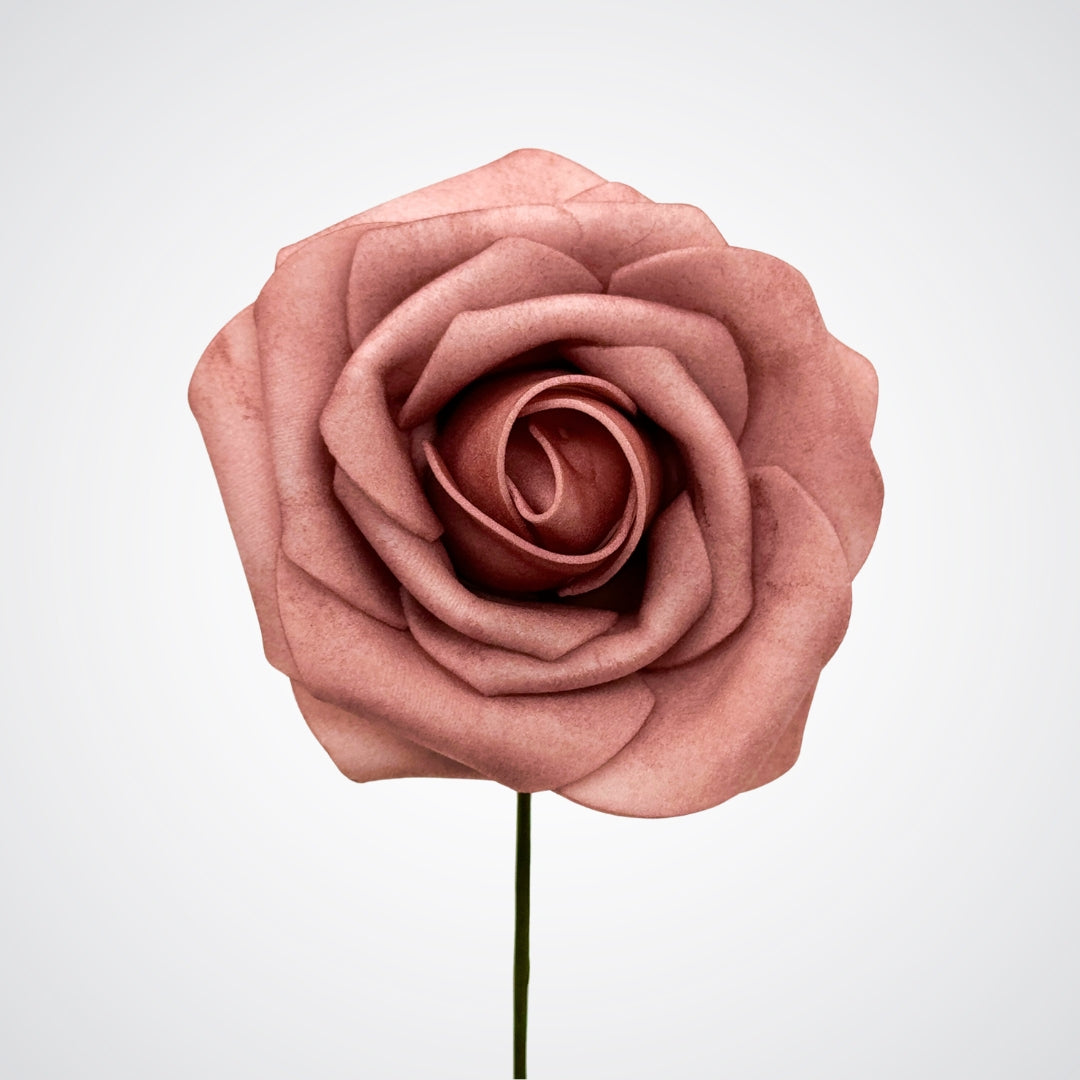 Dusty Rose Foam Roses