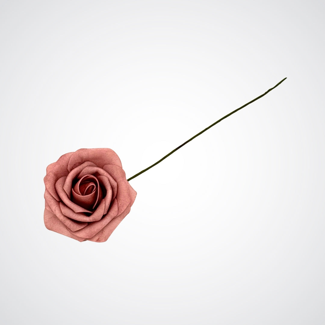 Dusty Rose Foam Roses