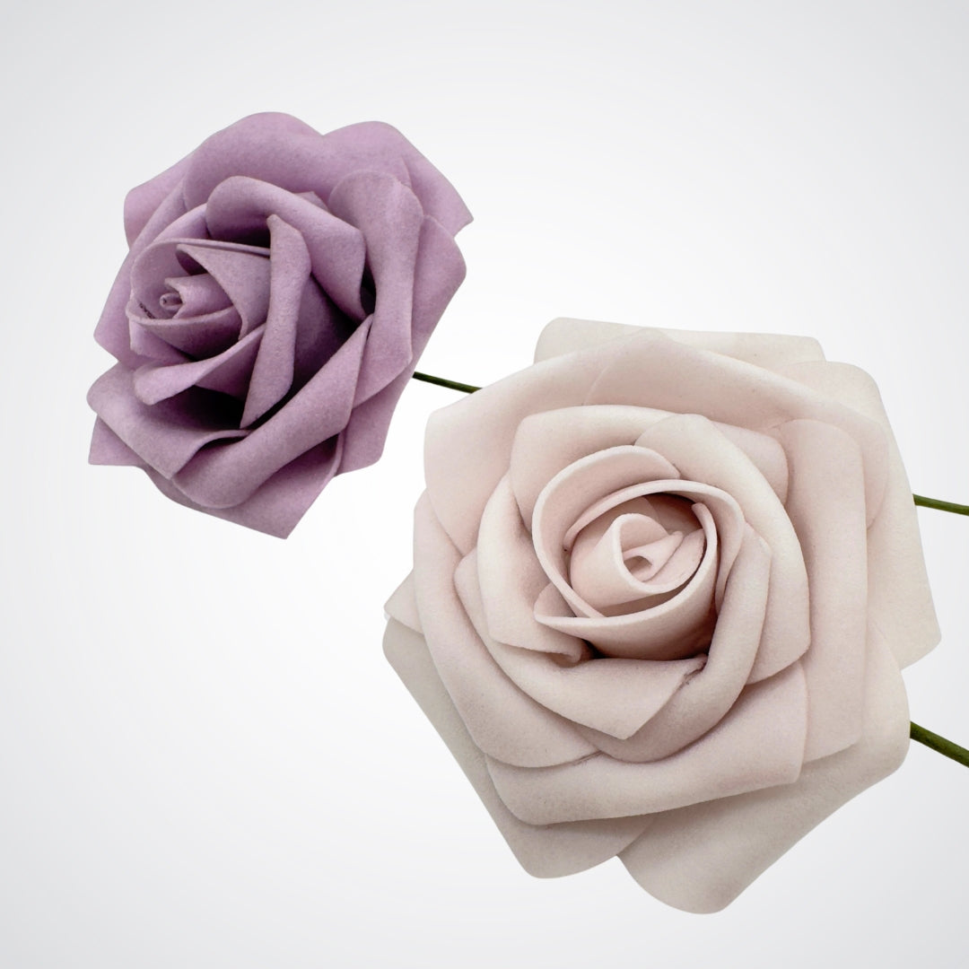 Lilac Foam Roses