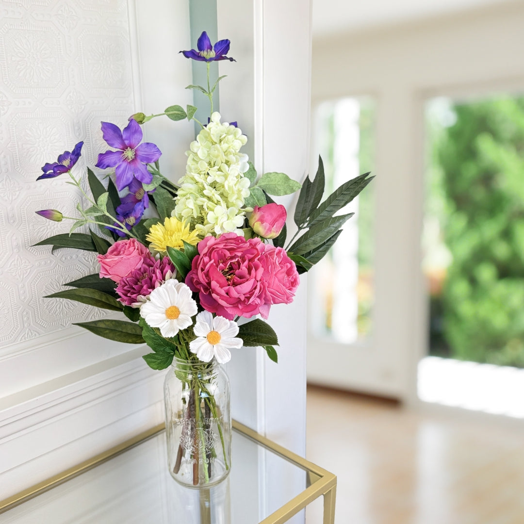The Regency (Vibrant Tones) Artificial Flower Bouquet