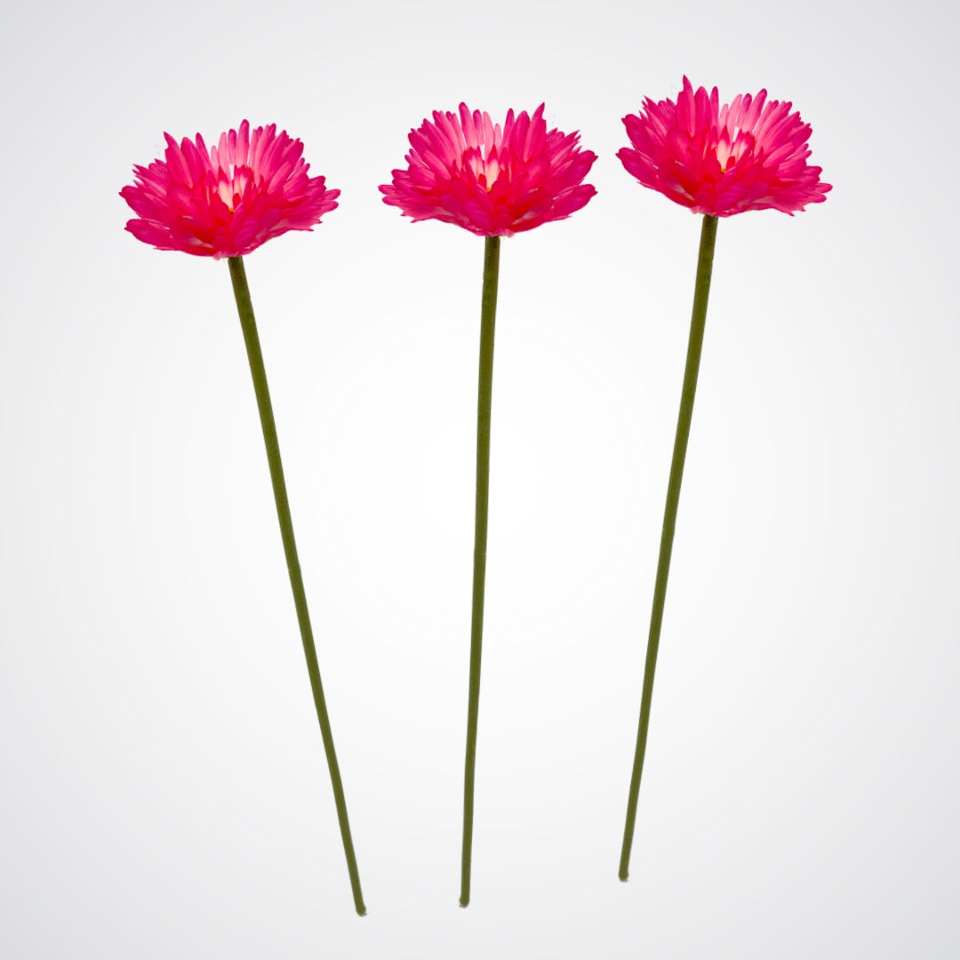 Fuchsia Artificial Gerbera Daisies