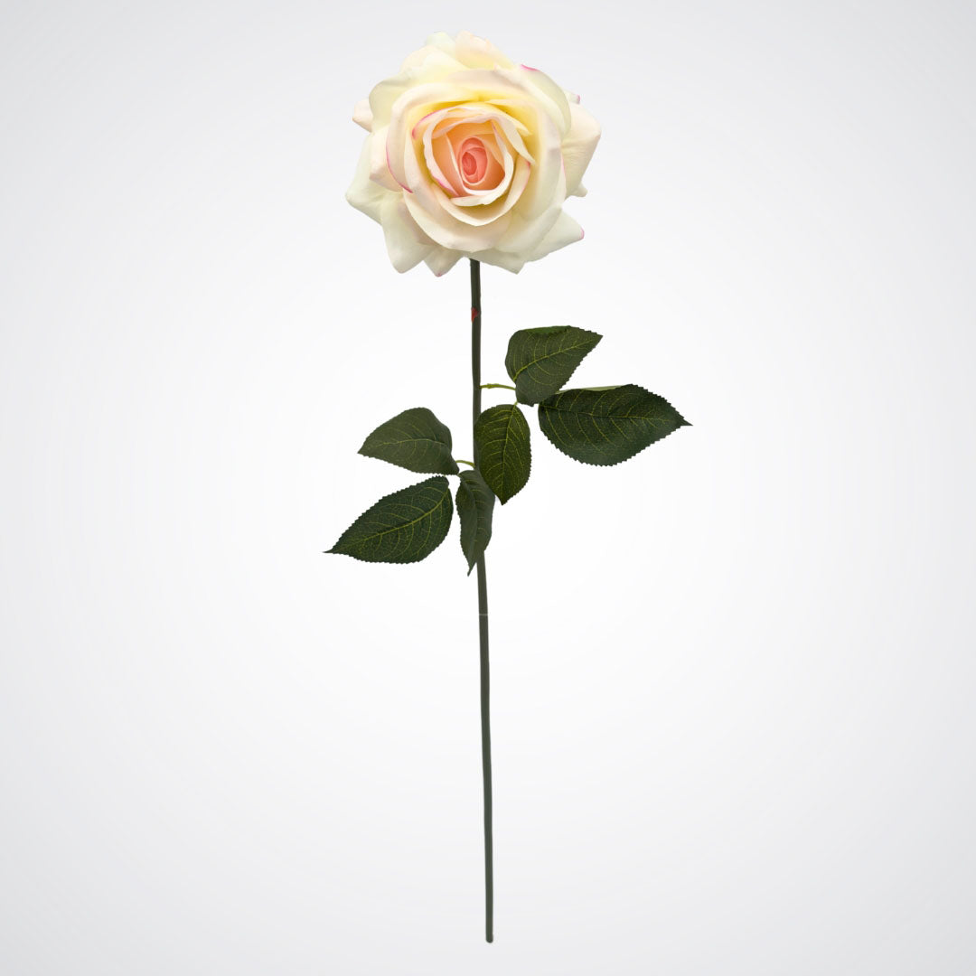 Creamy Artificial Tea Rose