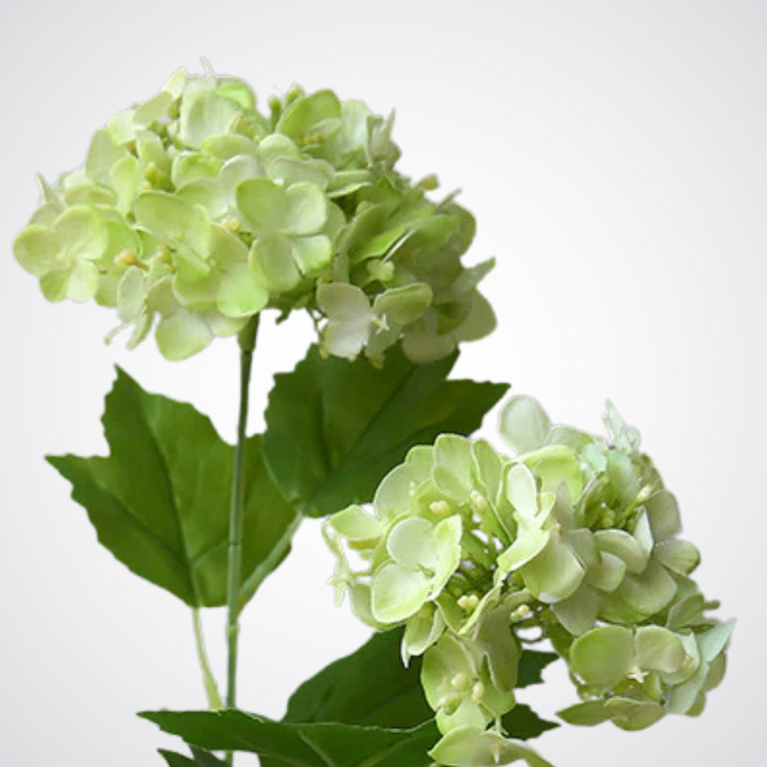 Antique Green Artificial Hydrangea Spray