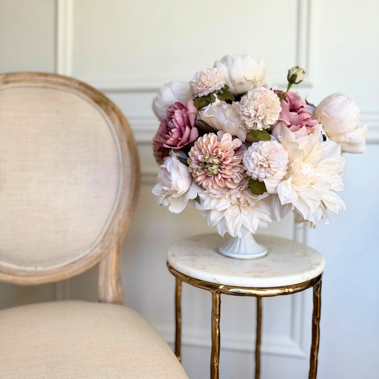 Faux Flower Vessel Arrangements