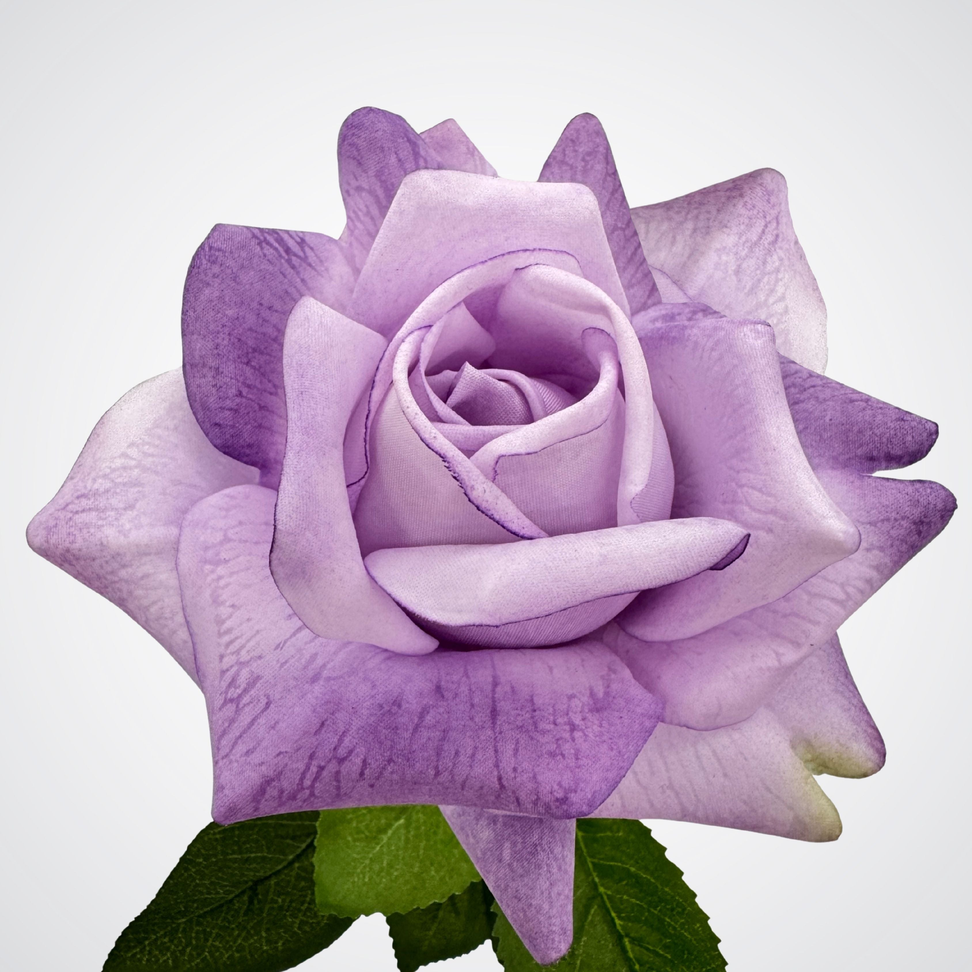 Lilac | Single Real Touch artificial roses for Valentine's Day by My Faux Florist Canada