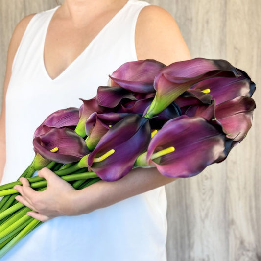 Purple Calla Lilies