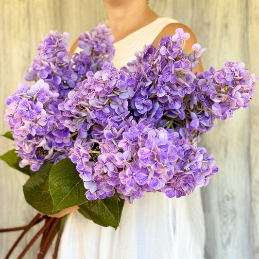 Purple Artificial Hydrangea