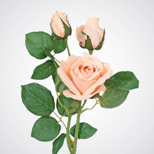Peach Artificial Roses