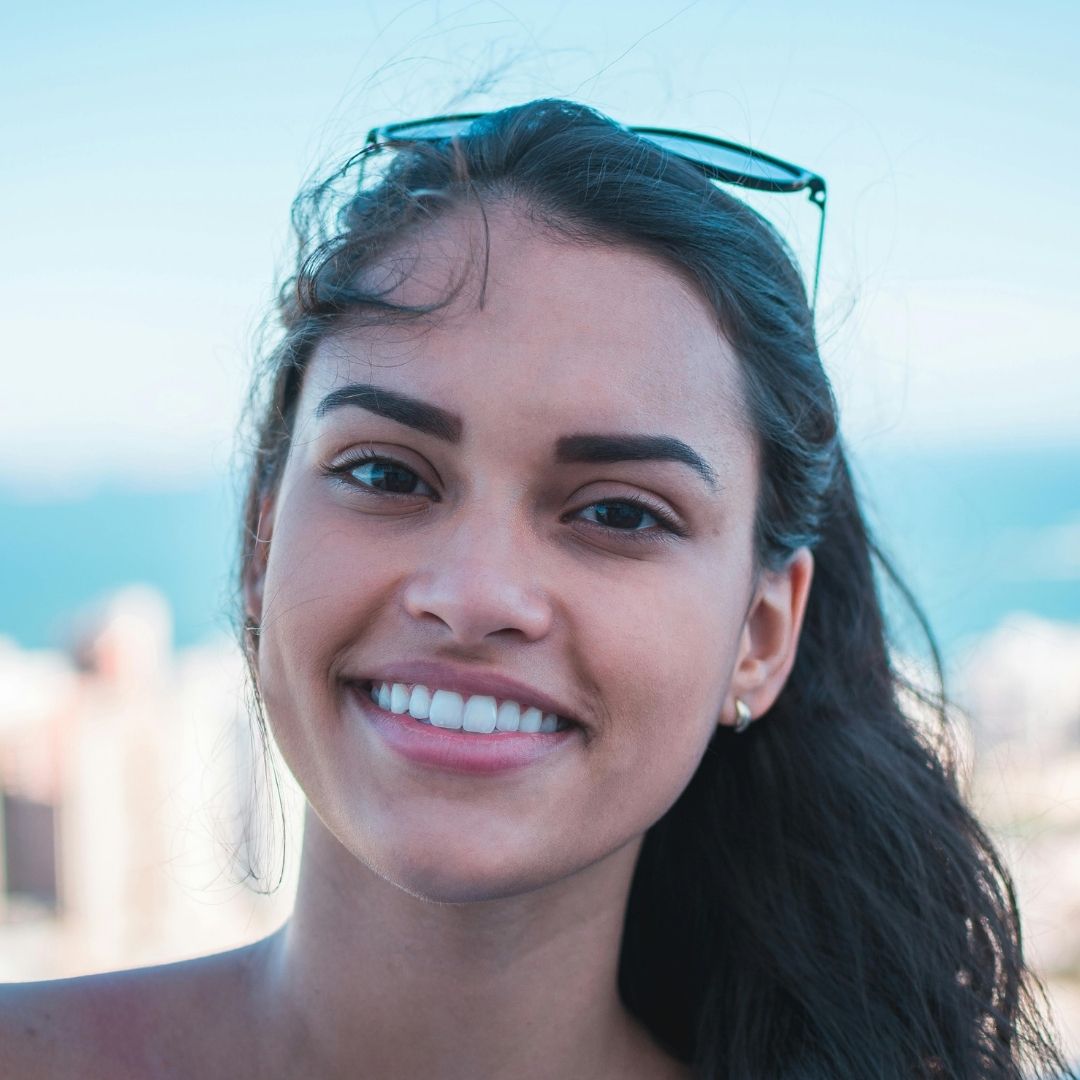 Artificial Flowers Canada. Smiling customer who left a fake flower product review for My Faux Florist.