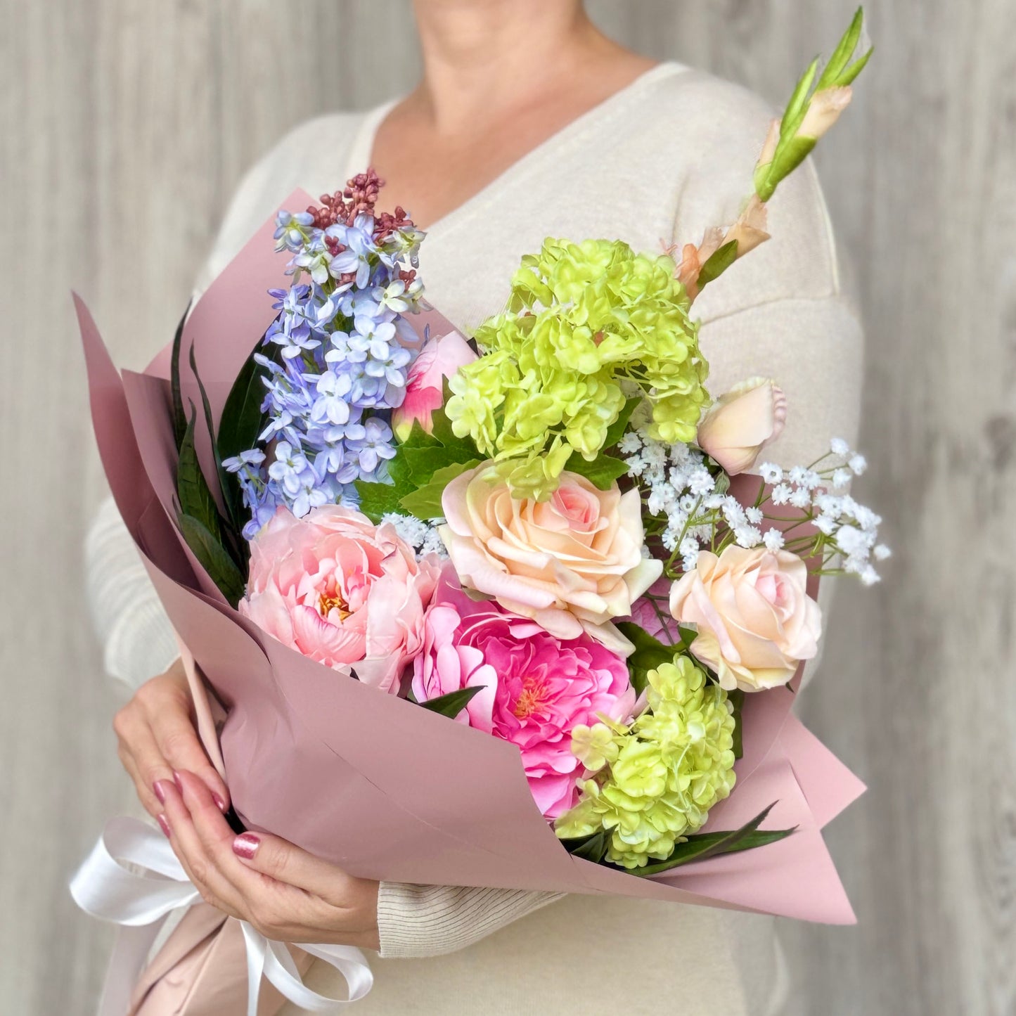 The Georgian (Vintage Tones) Artificial Flower Bouquet