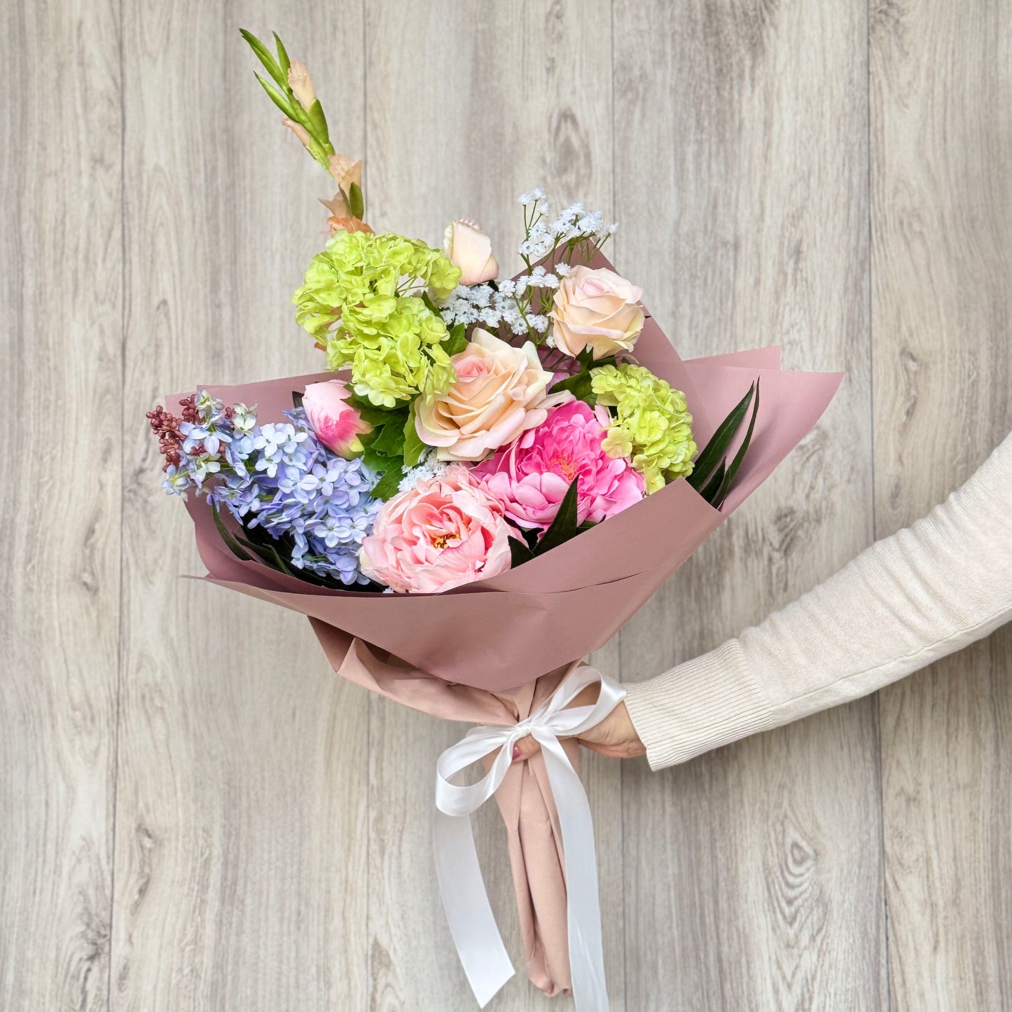 The Georgian (Vintage Tones) Artificial Flower Bouquet