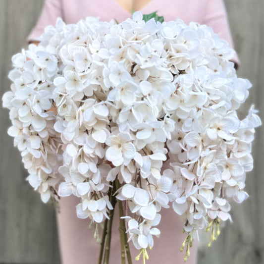 White Artificial Wisteria