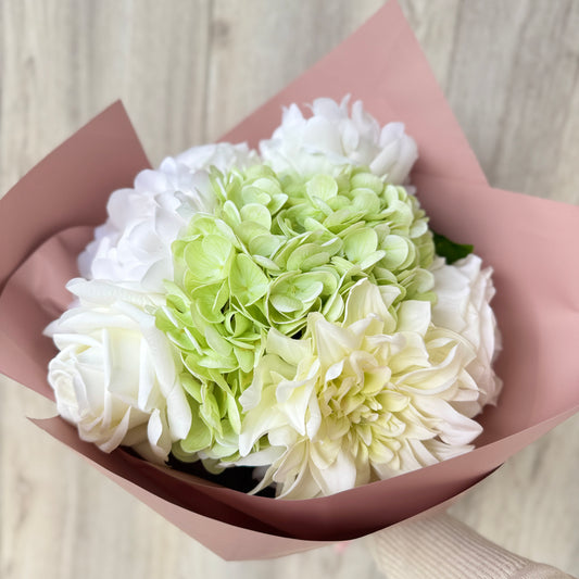 Matcha Latte | Artificial Flower Bouquet (small)