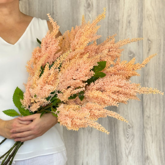 Coral Artificial Astilbe