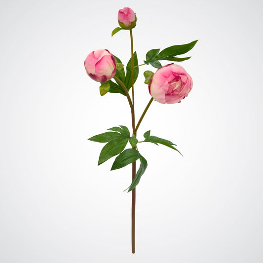 Pink Artificial Peony Spray
