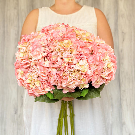 Pink Artificial Hydrangea