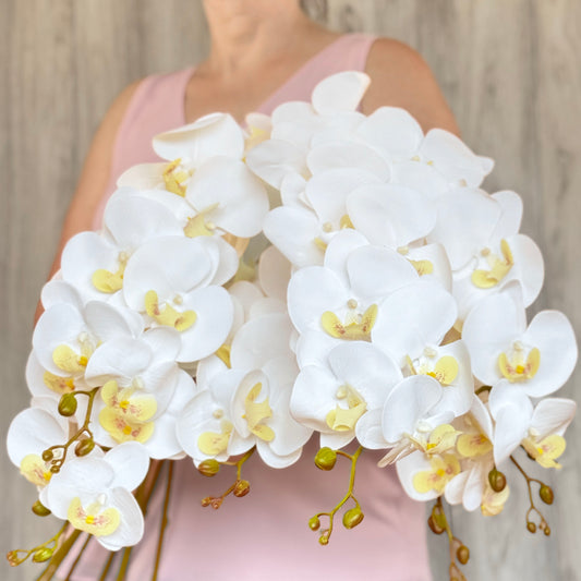 White Artificial Orchid