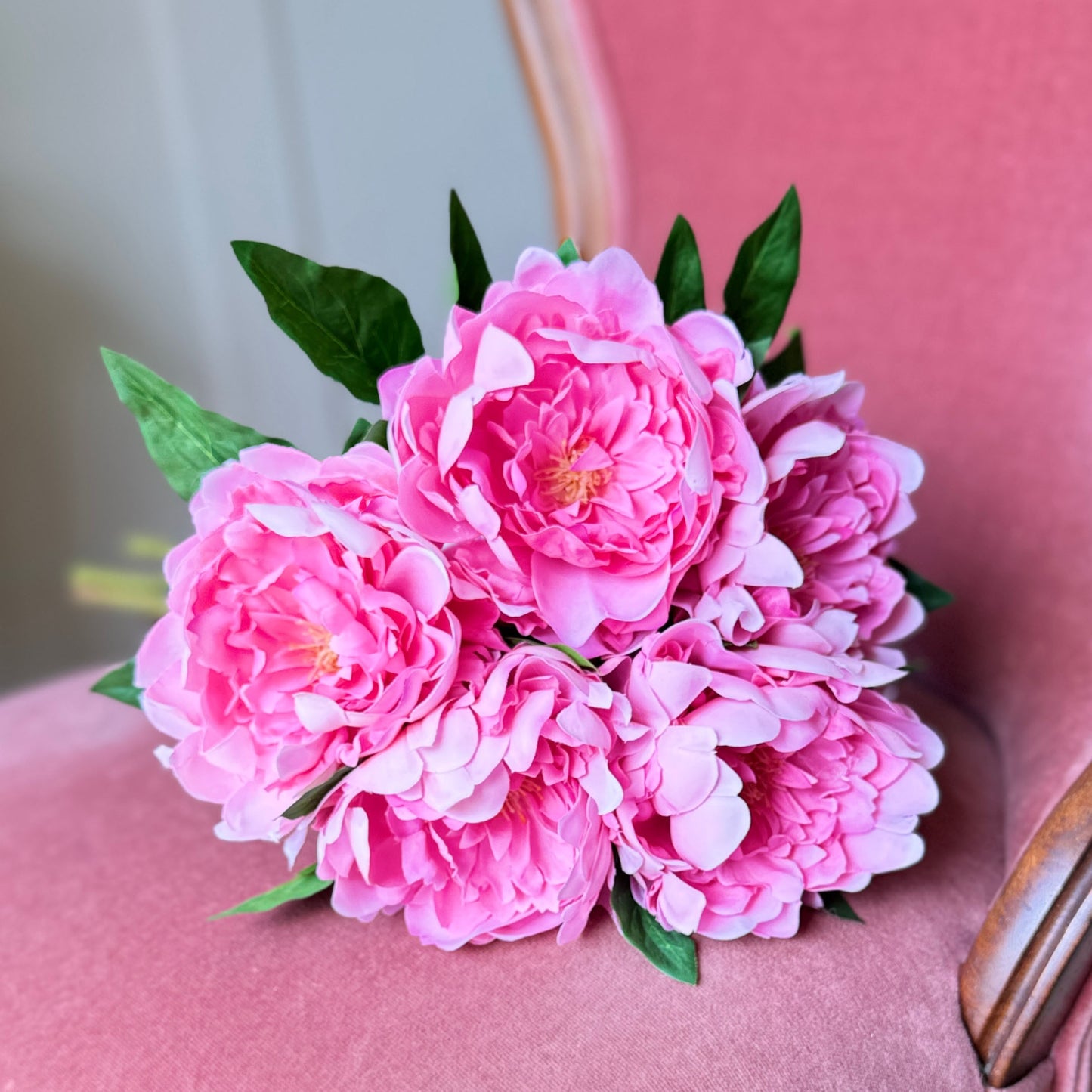 Lifelike Pink Peonies