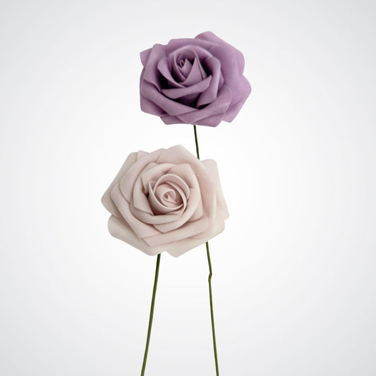 Lilac Foam Roses