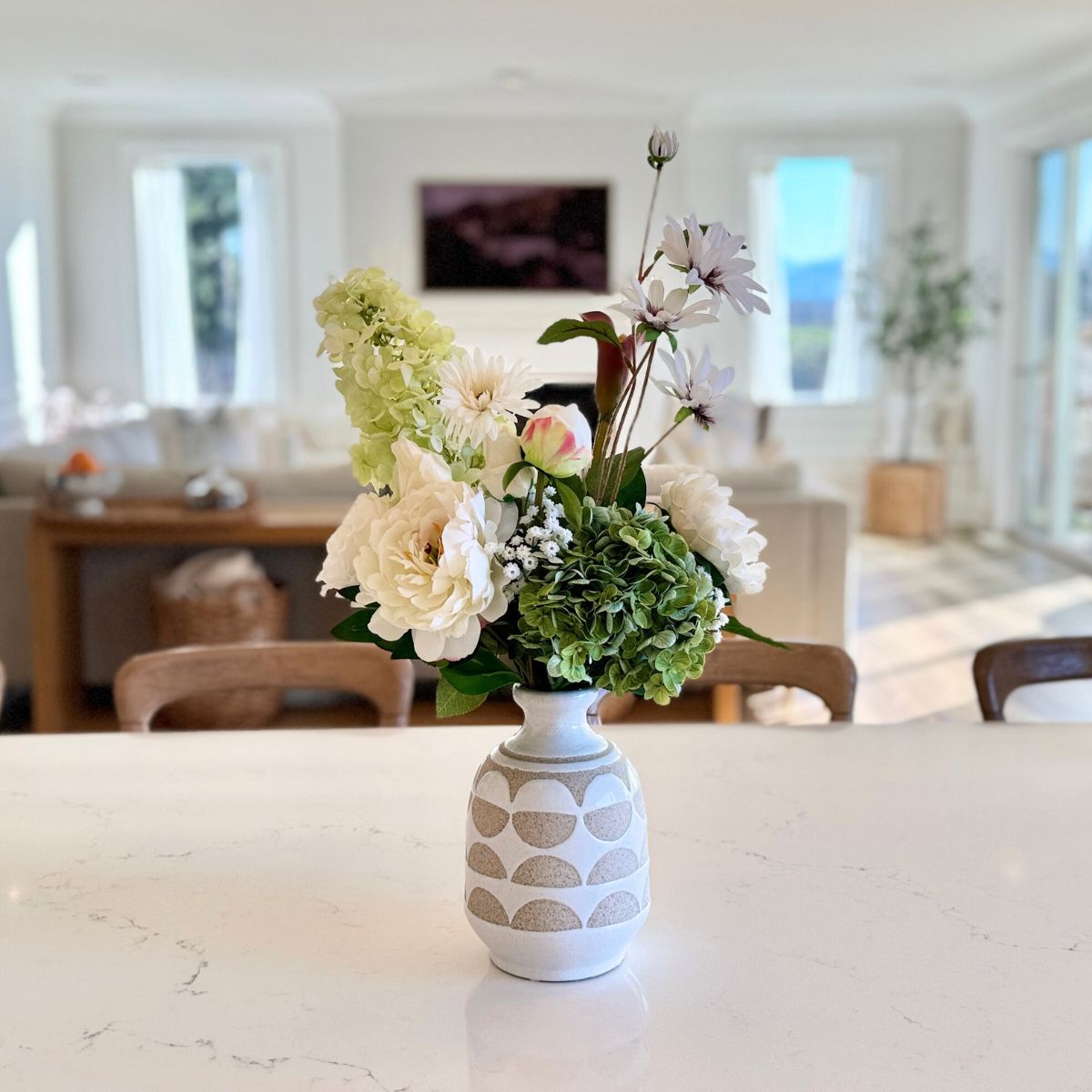 The Regency (Neutral Tones) Artificial Flower Bouquet