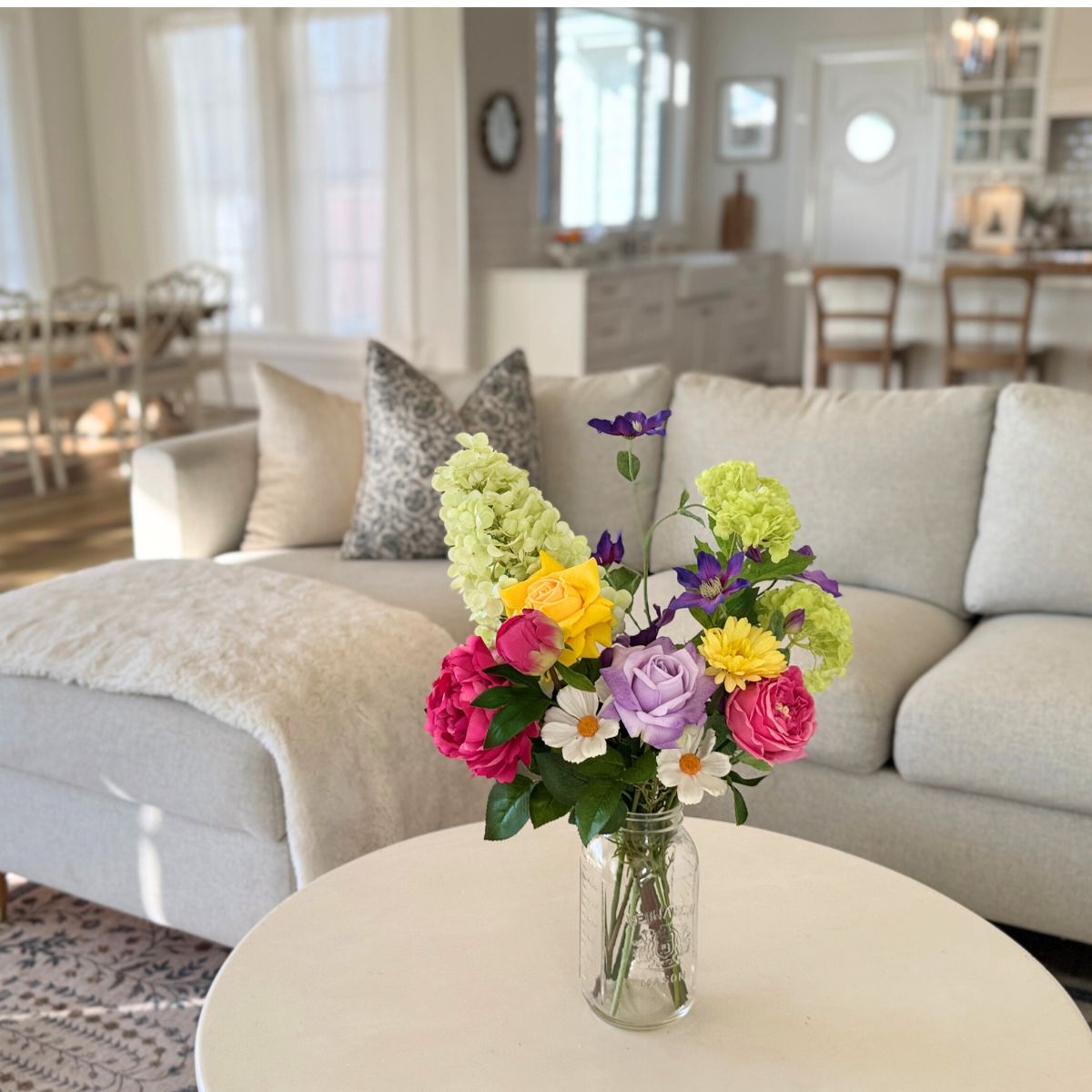 The Regency (Vibrant Tones) Artificial Flower Bouquet