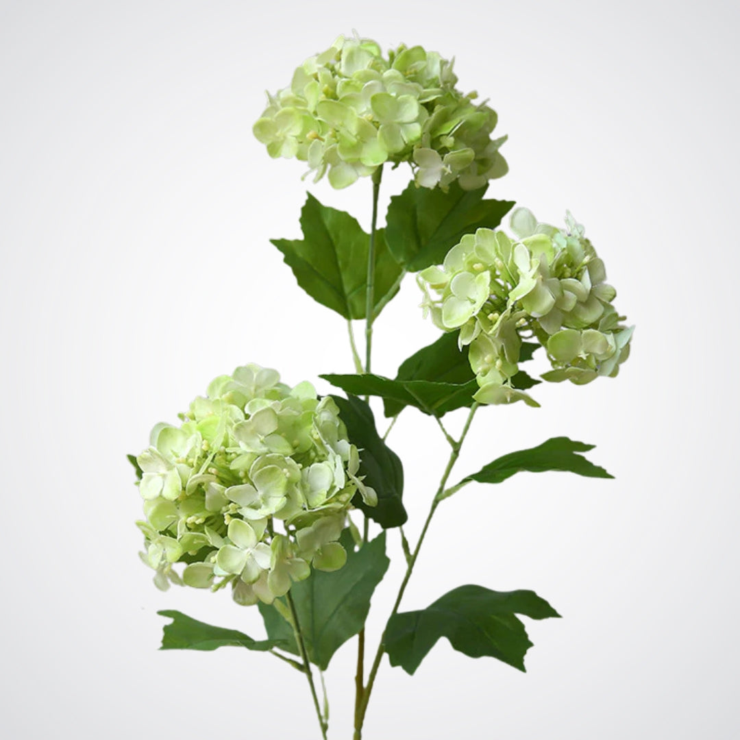 Antique Green Artificial Hydrangea Spray