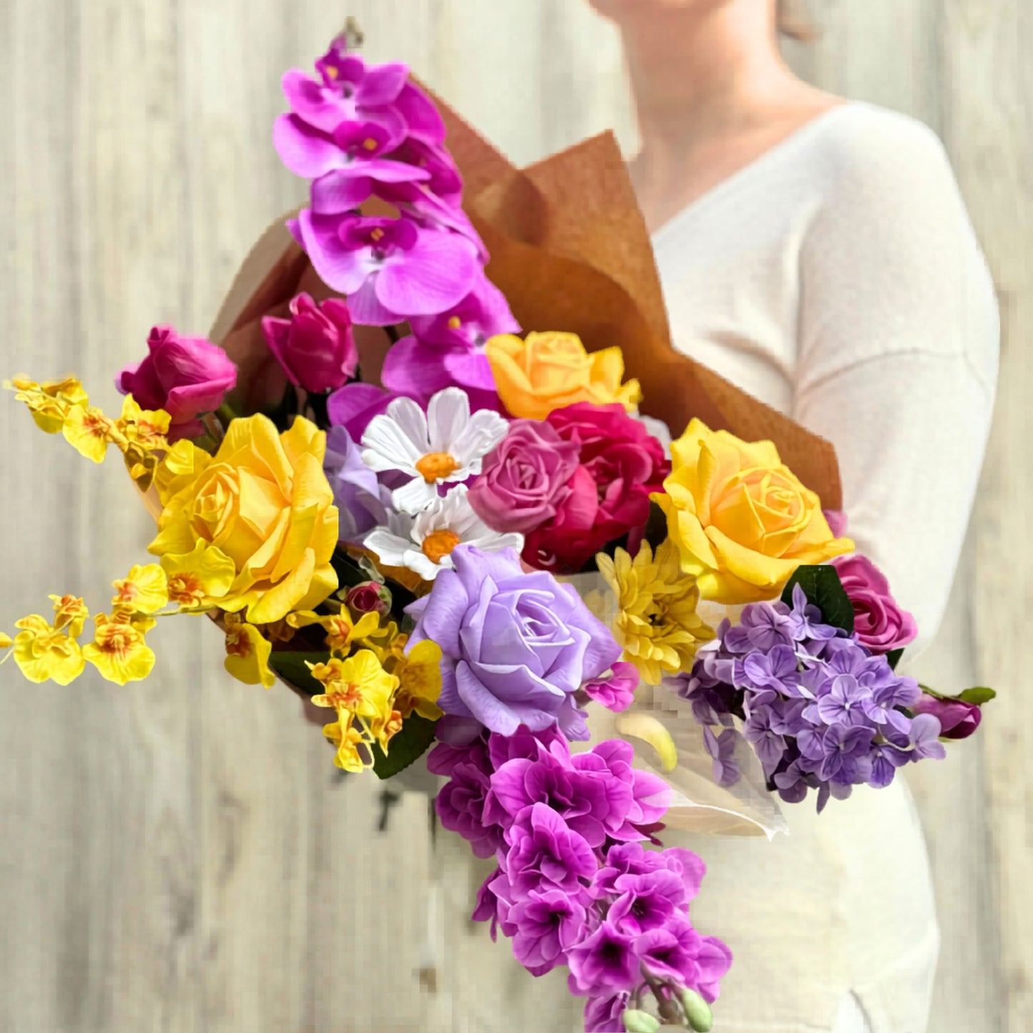 The Victorian in Vibrant | Artificial Flower Bouquet