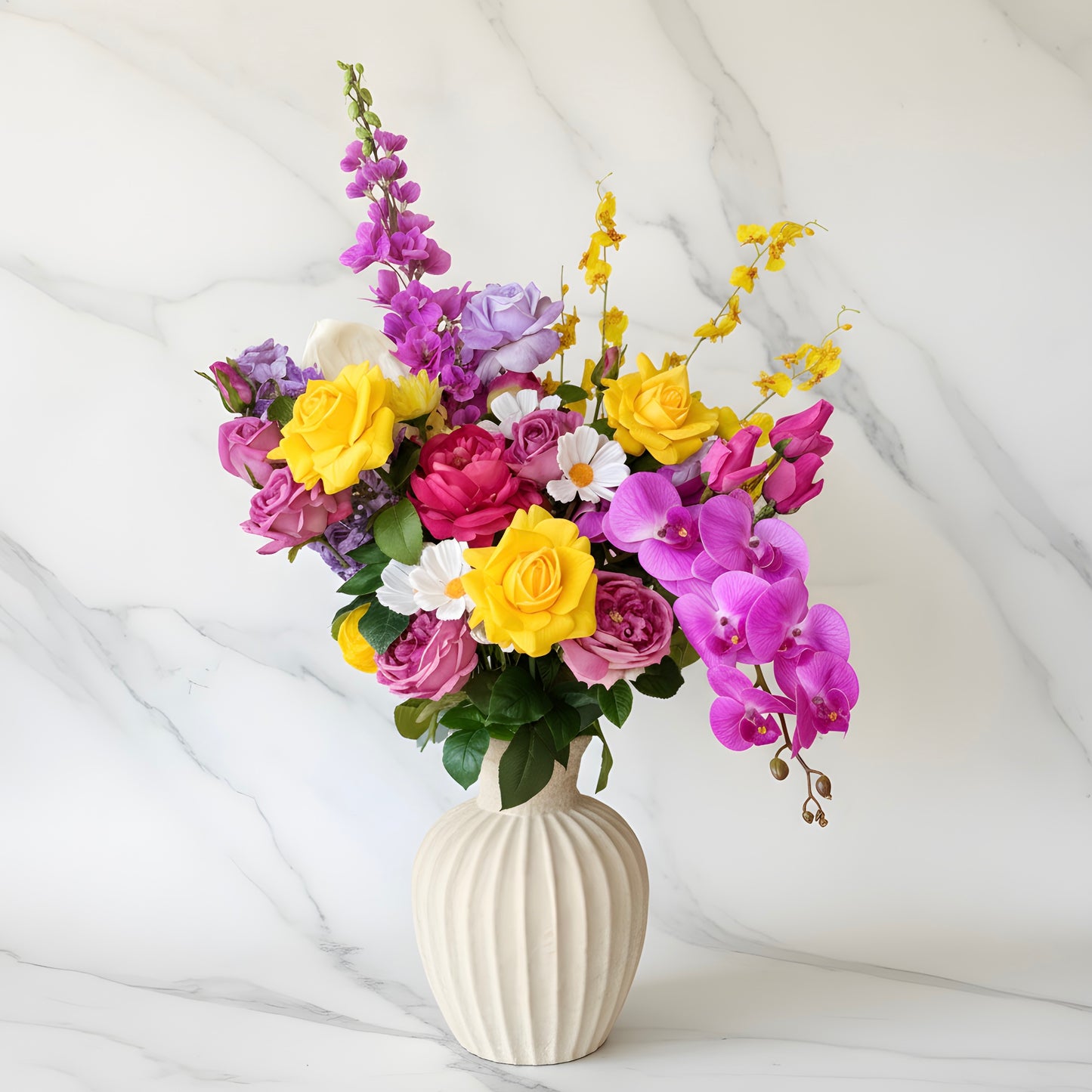 The Victorian in Vibrant | Artificial Flower Bouquet