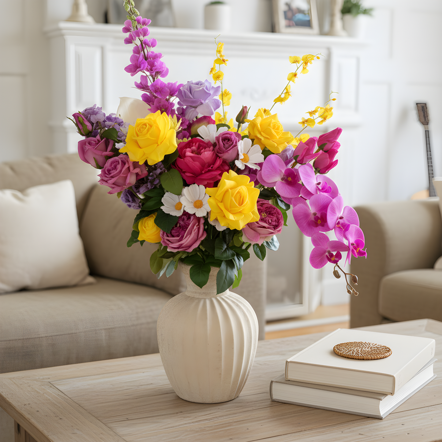 The Victorian in Vibrant | Artificial Flower Bouquet