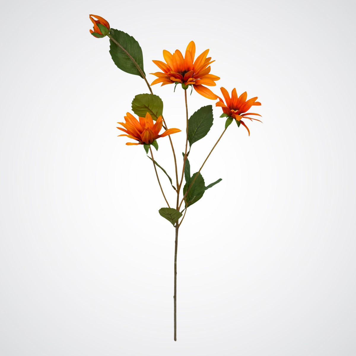 Sunset Orange Artificial Daisies