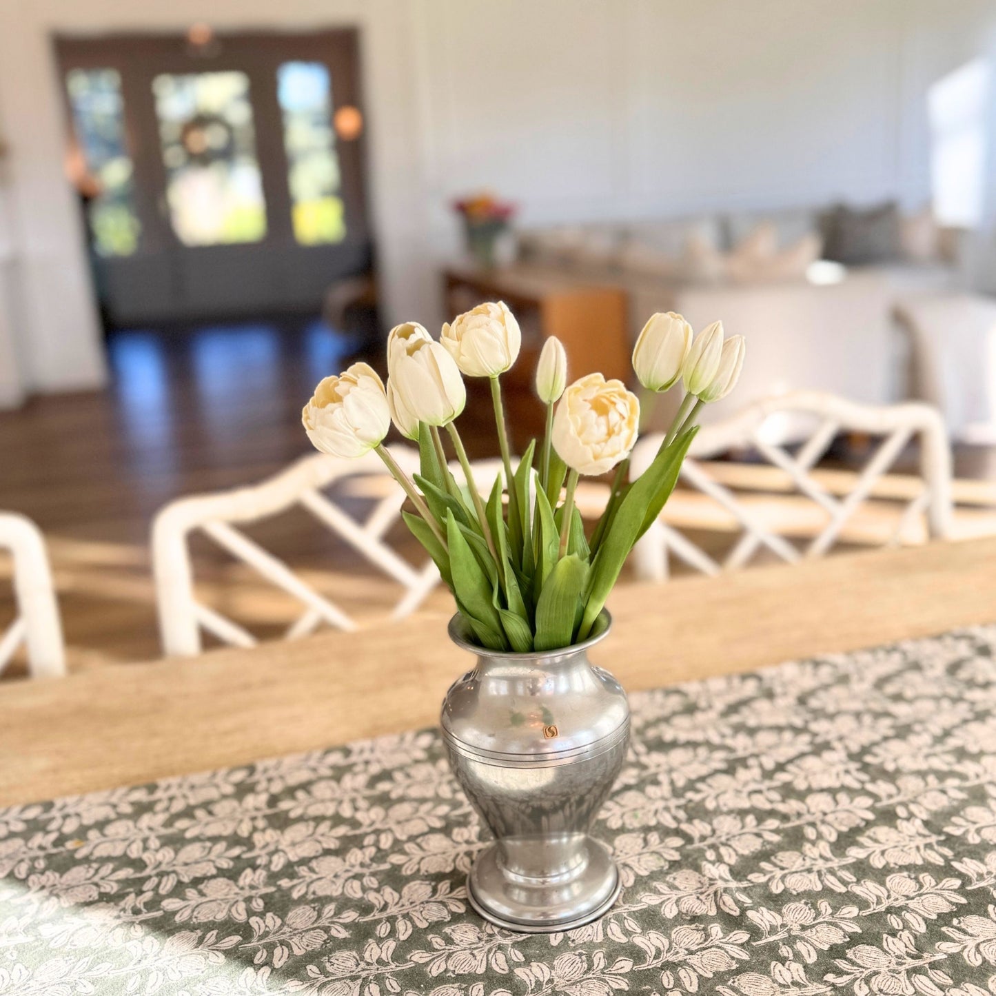 White Artificial Tulips