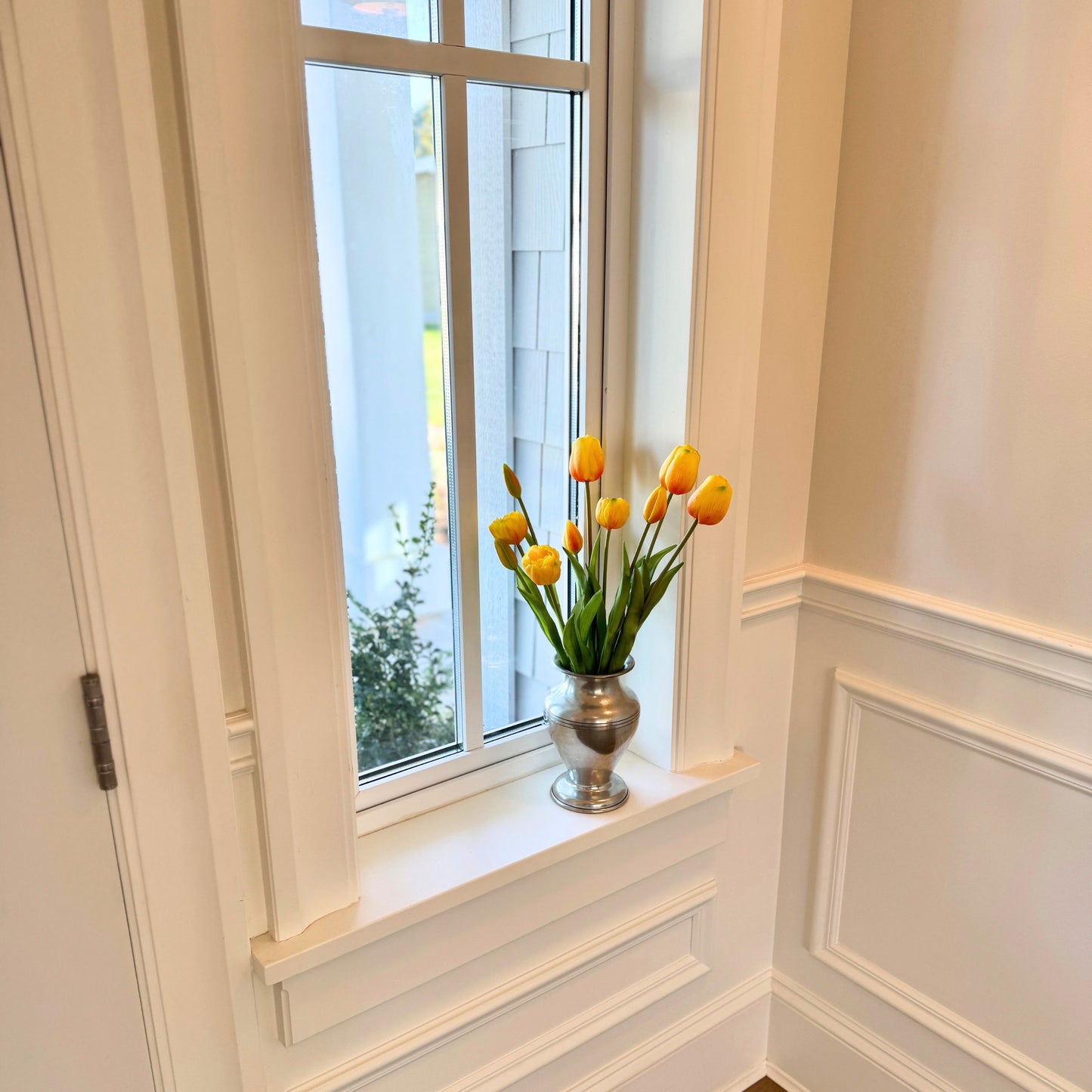 Tulipes artificielles jaunes